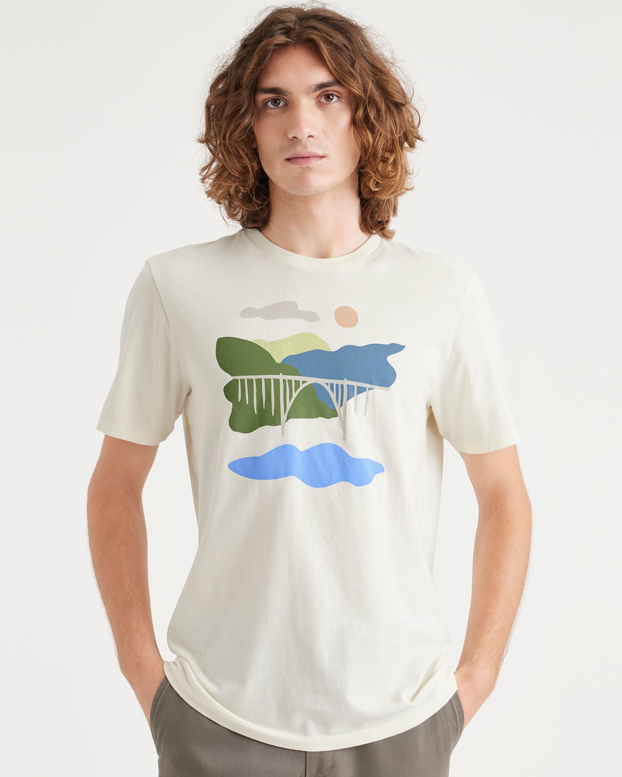 (image for) Unique Bixby Bridge Graphic Tee, Slim Fit